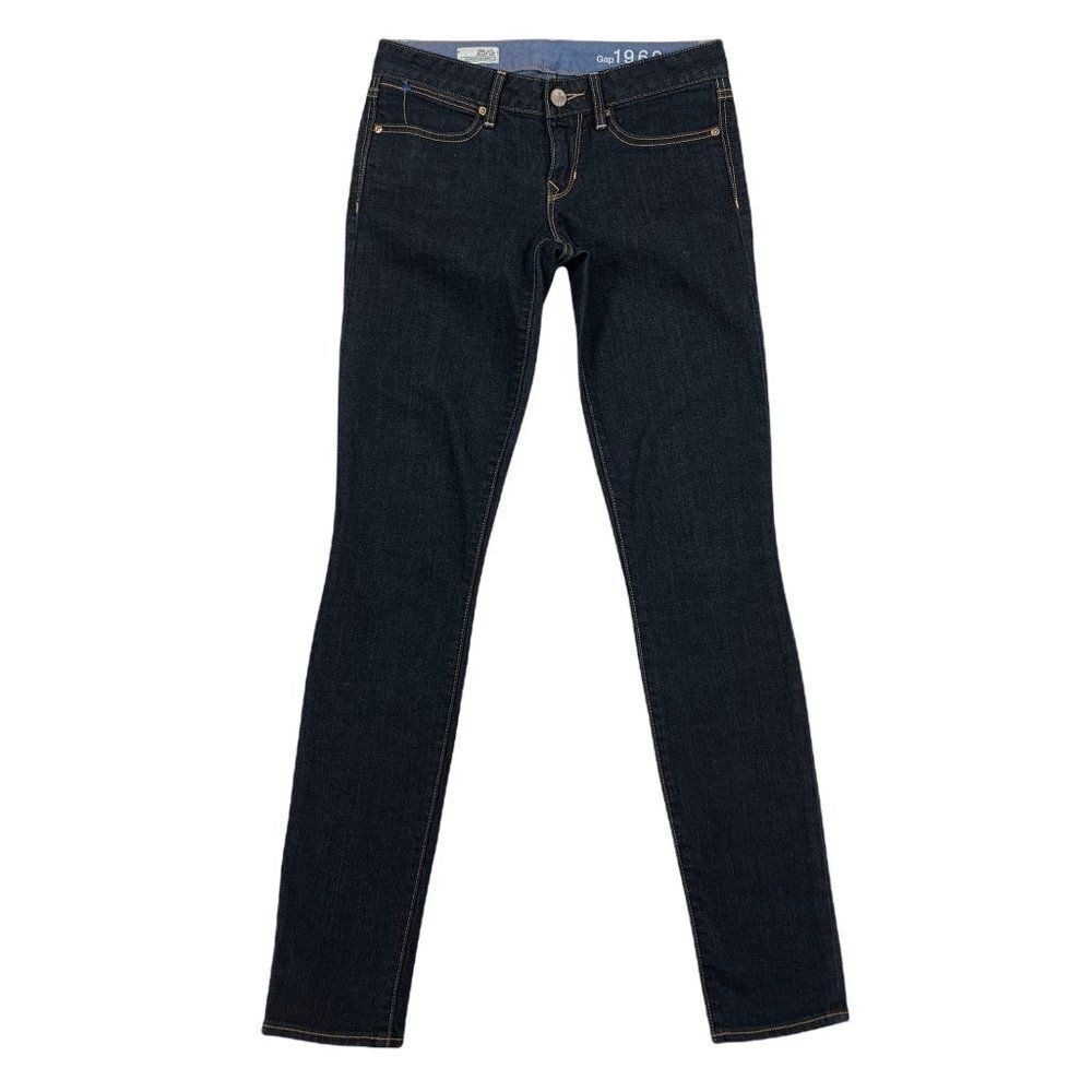 Gap Women's Dark Wash Mid Rise Always‎ Skinny Jeans